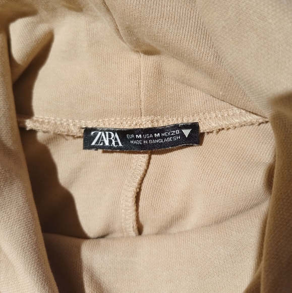 Zara Women's Oversized Turtleneck Cream Sweater Dress - Picture 14 of 16